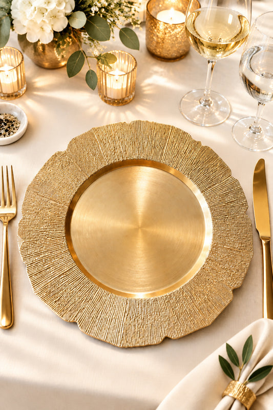 Gold Charger Plates