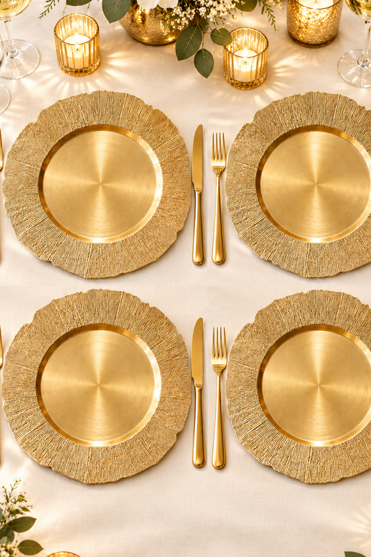 Gold Charger Plates
