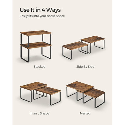 2pc Shelf Helper