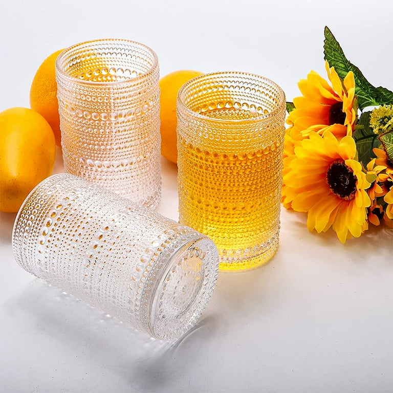 Vintage Hobnail Drinking Glasses