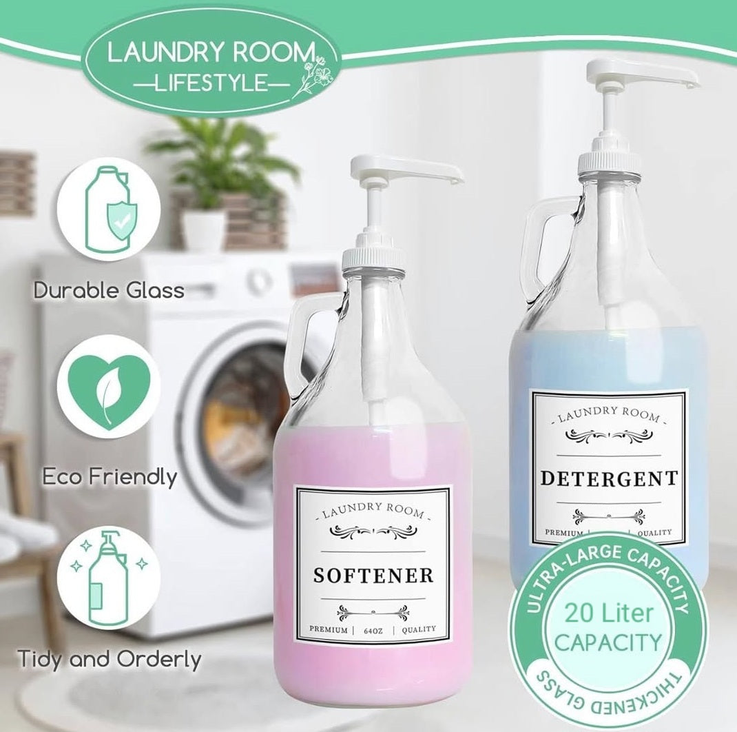 20L Glass Dispenser Bottles