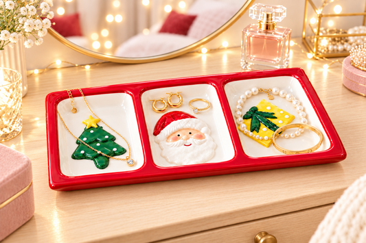 Ceramic Holiday Tray