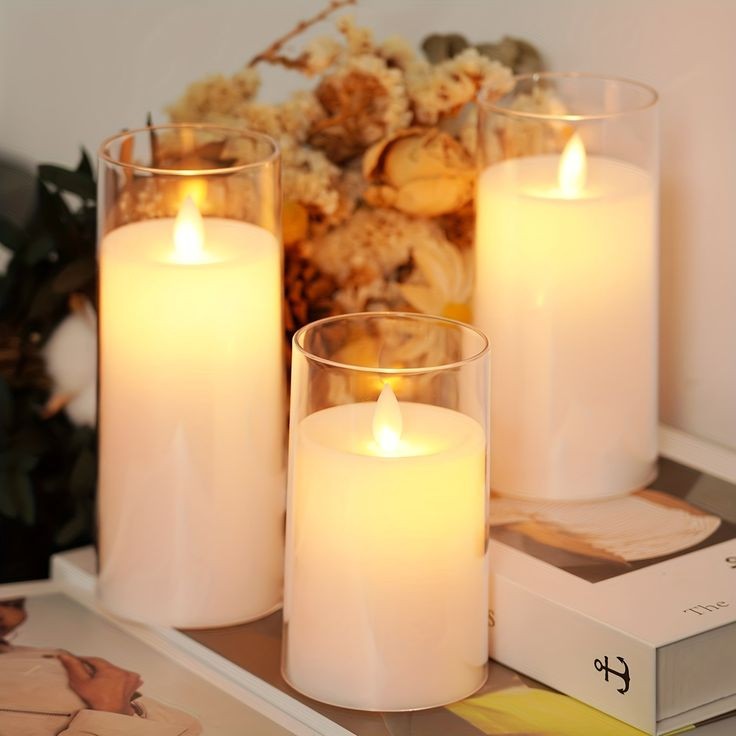 Flameless Pillar Candles