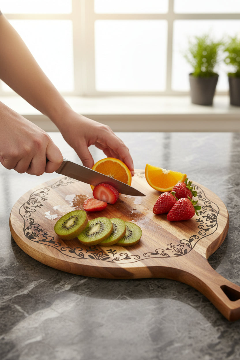 Floral Cutting Board