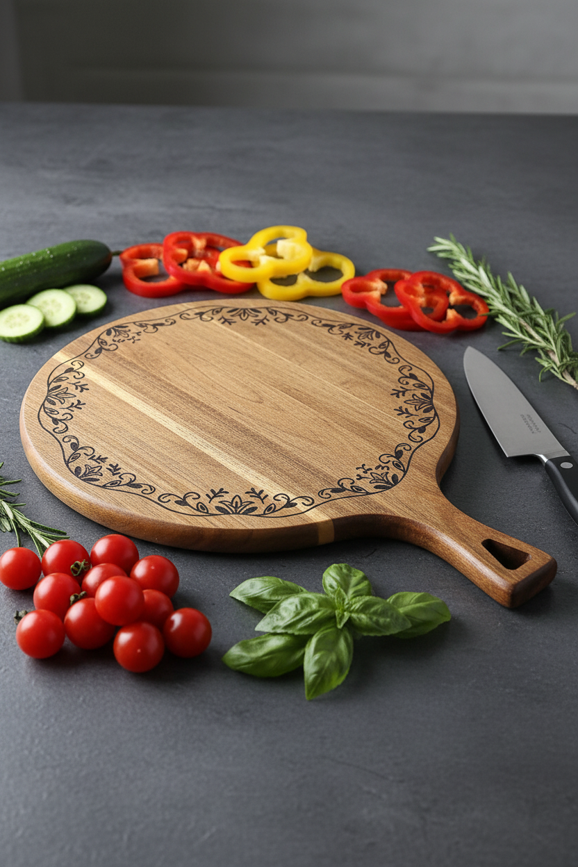 Floral Cutting Board
