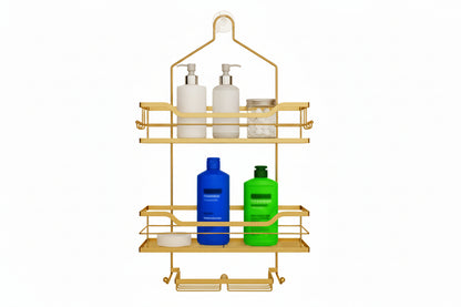 Large Gold Shower Caddy