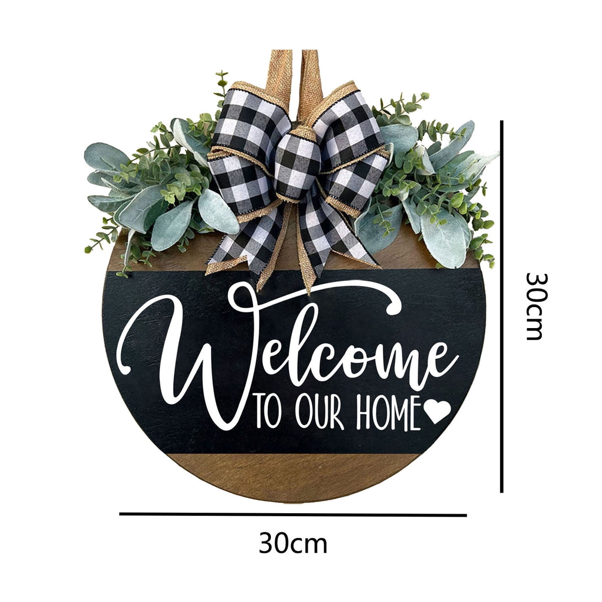 Floral Welcome Sign