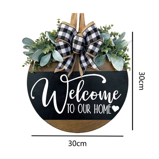 Floral Welcome Sign