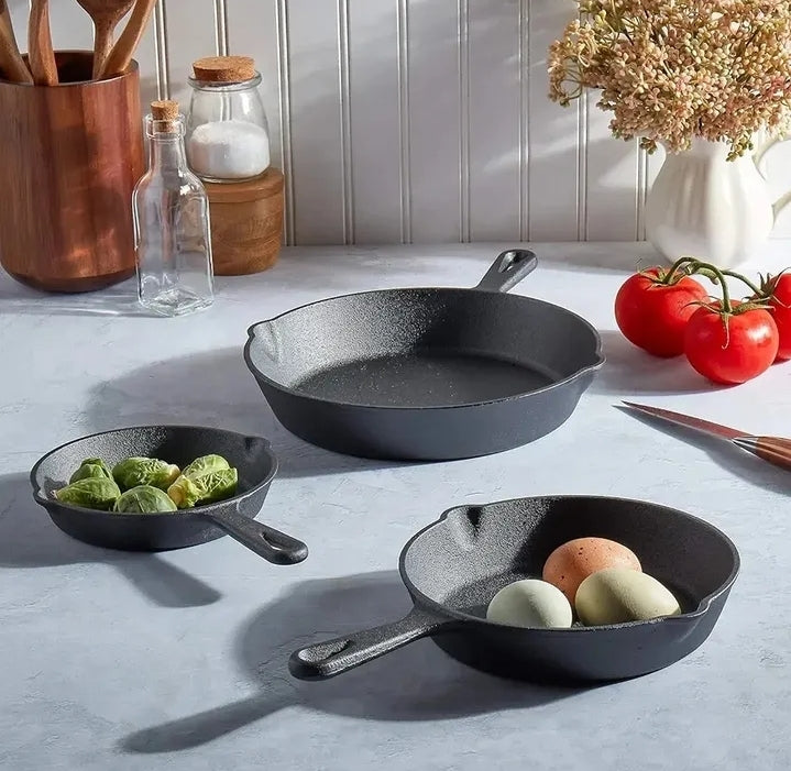 Pre-Seasoned Cast Iron Skillets