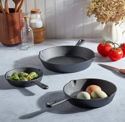 Pre-Seasoned Cast Iron Skillets