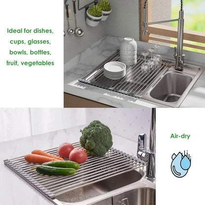 Roll-Up Sink Drainer