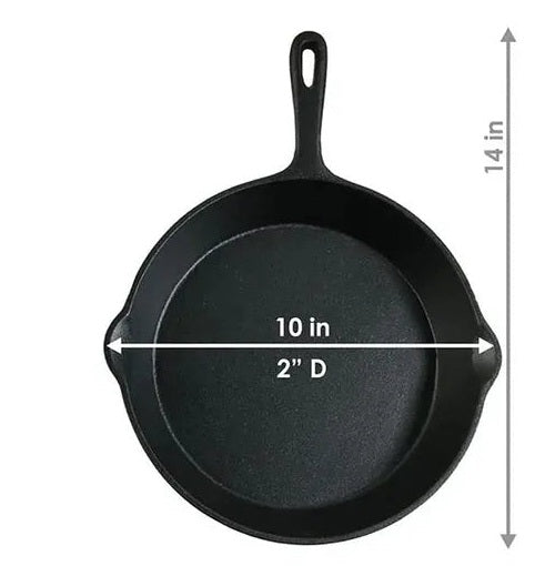 Pre-Seasoned Cast Iron Skillets