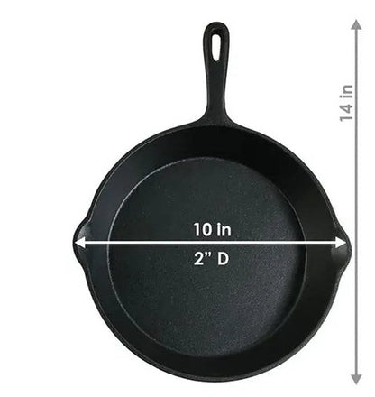 Pre-Seasoned Cast Iron Skillets
