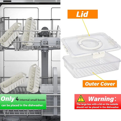 4 Compartment Snack Box
